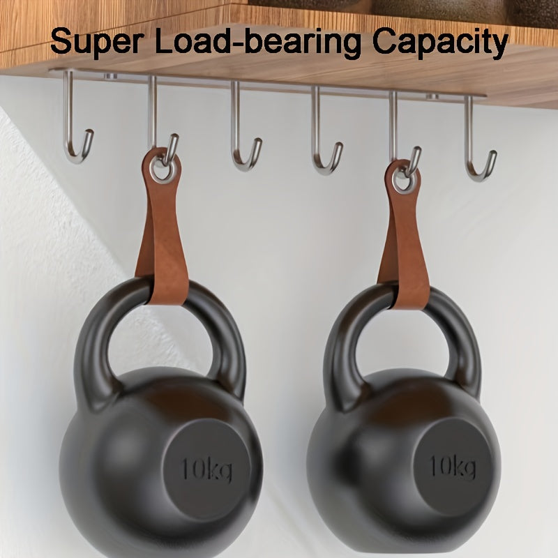 Under Cabinet Hanging Hooks for Cups and Glasses Storage