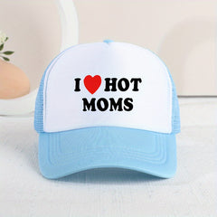 Hot Moms Baseball Cap Mesh Trucker Hat Adjustable Sunscreen Dad Hat