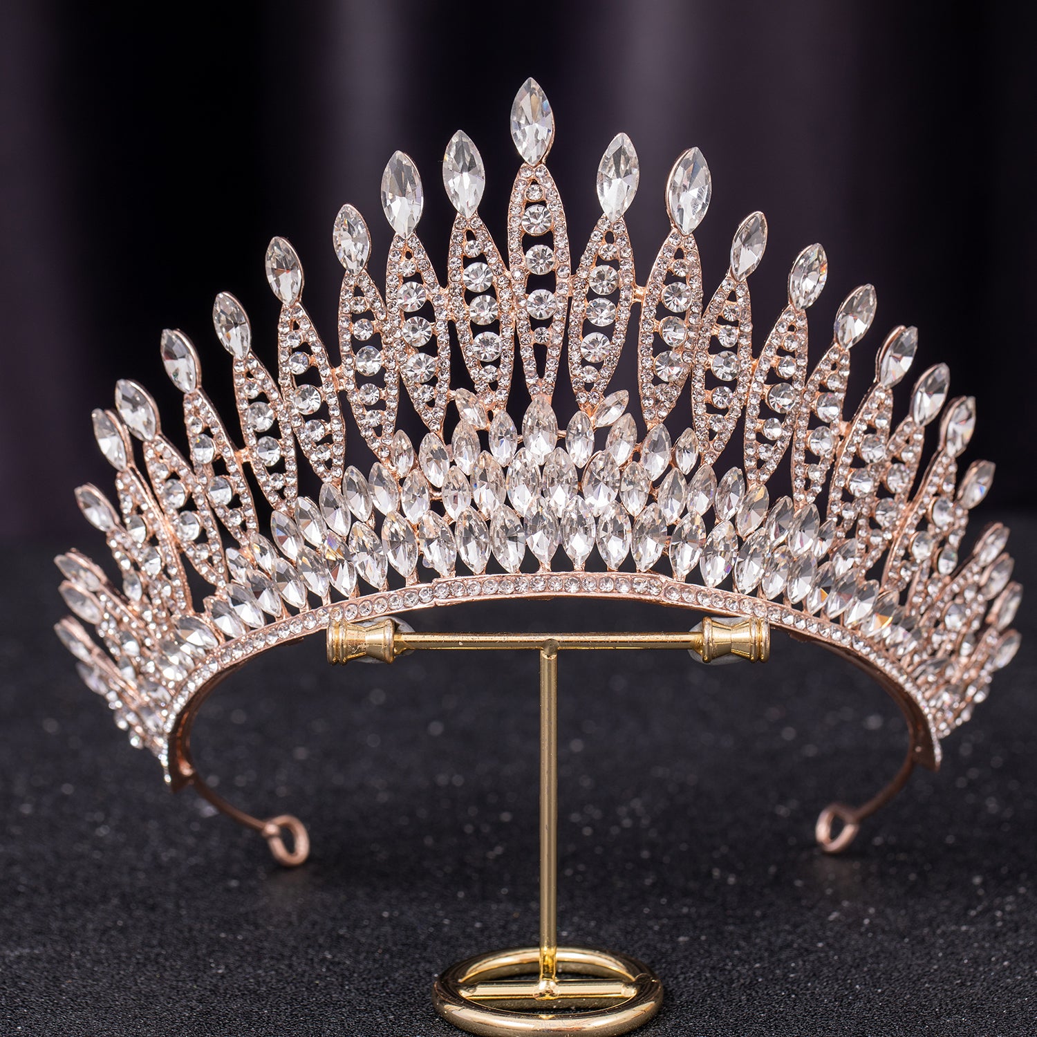 Rhinestone Crown Bridal Wedding Hairband Headband Tiara Birthday Cosplay