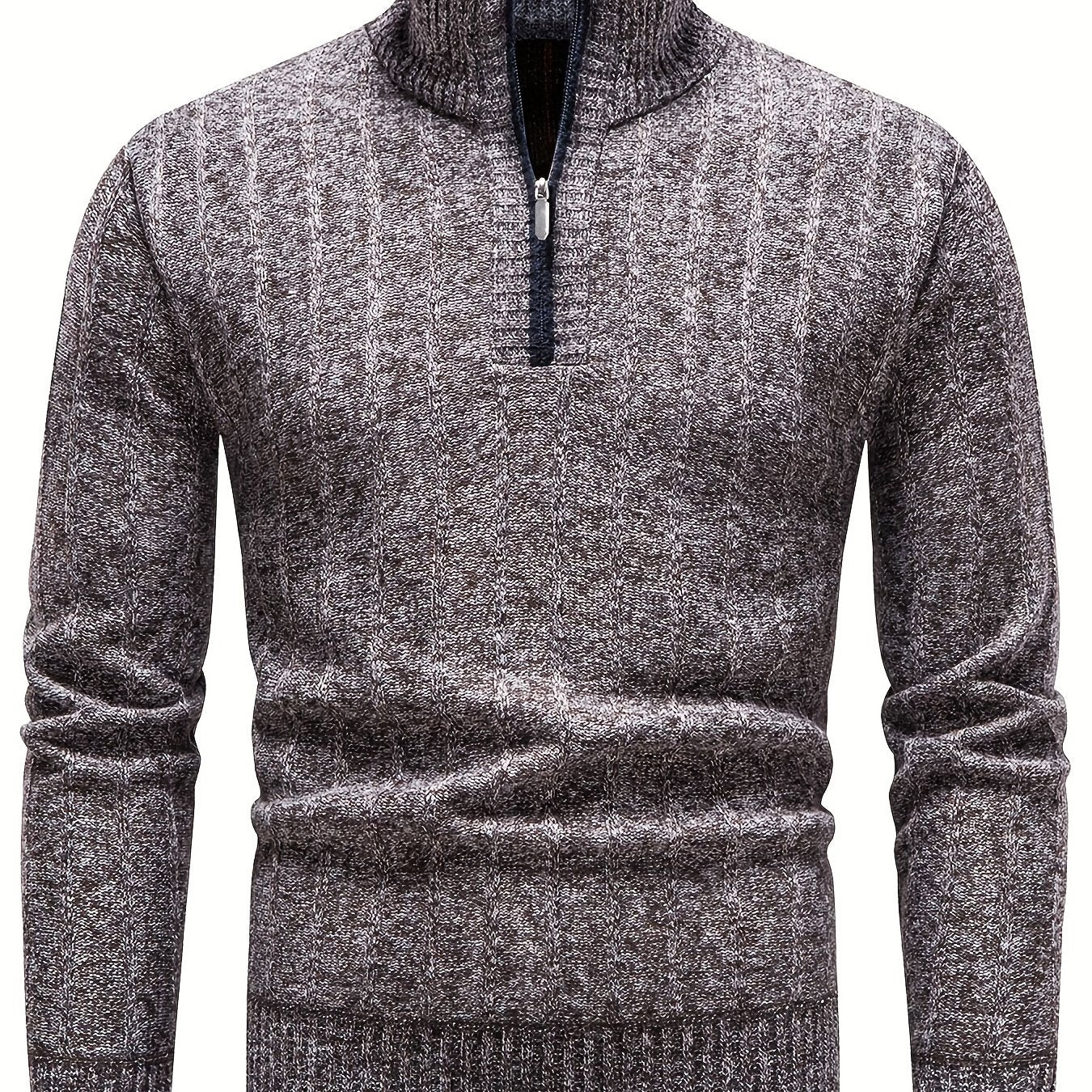Men's Knitted Sweater Casual Warm Herringbone Pullover For Spring Fall