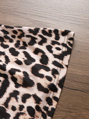 Girls Leopard Print Cami Dress for Party Beach Vacation