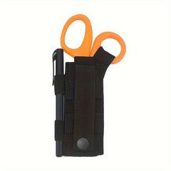 Outdoor Hiking Scissors Pouch Pen Holder