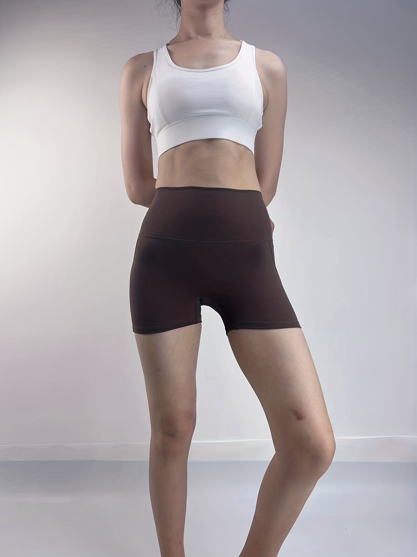 High Waist Yoga Biker Shorts for Women