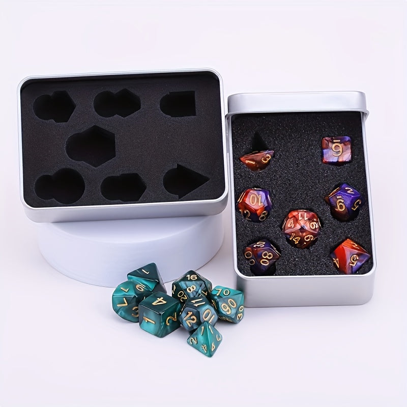Metal Dice Box for Storing Dices Desktop Game Accessories
