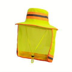 Sunshade Big Brim Sunscreen Reflective Fisherman Hat