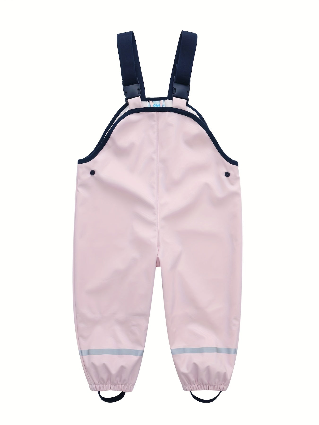 Girl's Pink Waterproof Jumpsuit for Kids Rainy Outdoor