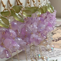 Flower Decor Earring Y2k Dangle Earrings Jewelry Gift For Girls