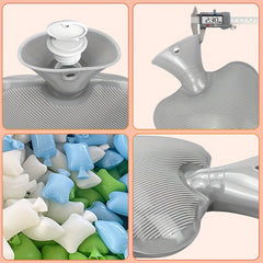 1pc Reusable Hot Water Bottle with Lid Hand Warmer for Winter Christmas Gift