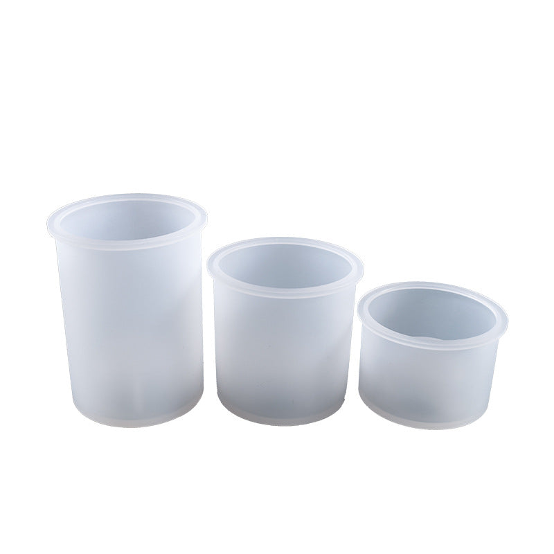 Resin Candle Holder Molds Set - DIY Epoxy Casting Silicone