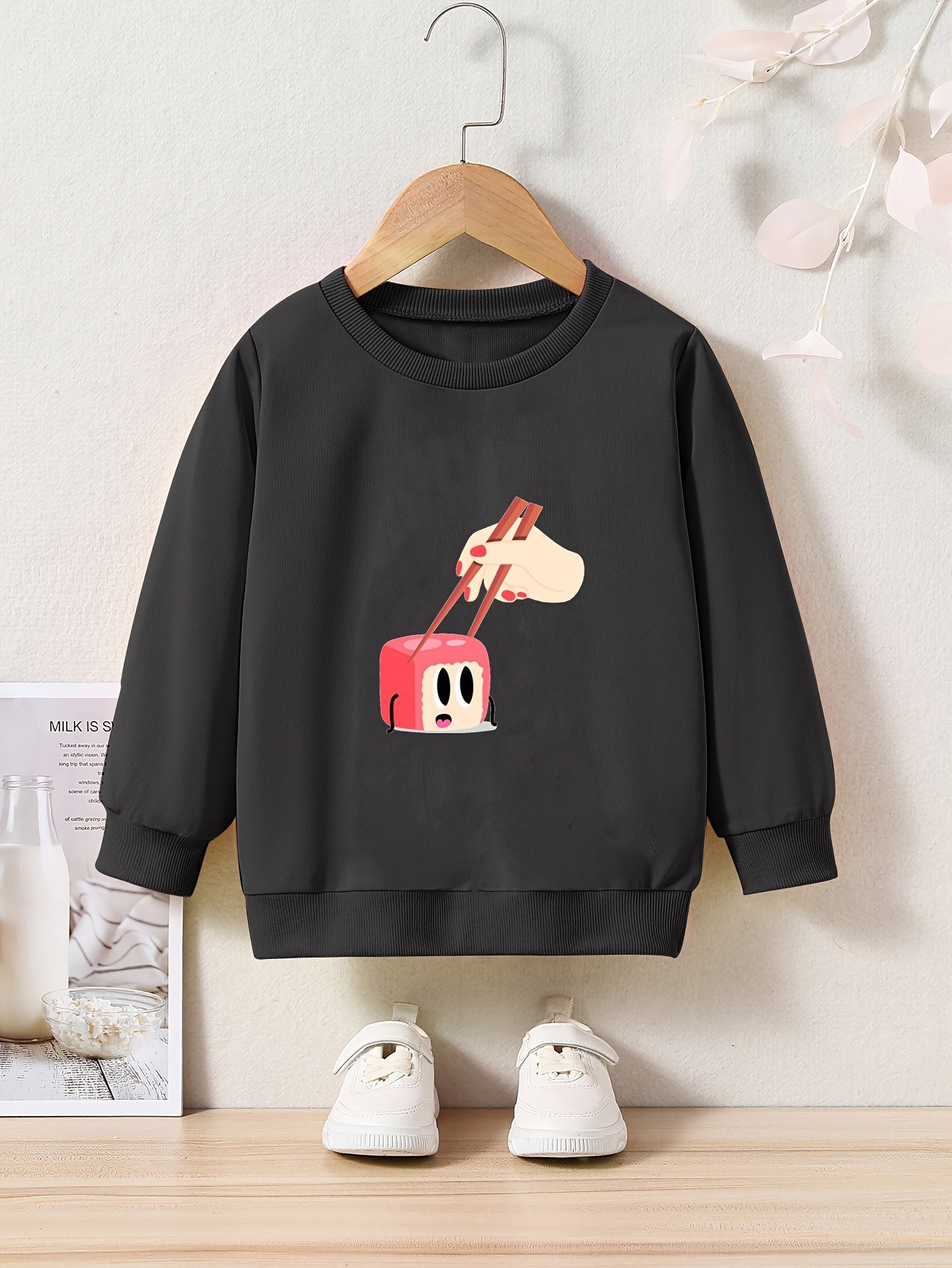 Funny Painting Graphic Sweatshirt Kids Clothes Christmas Gift