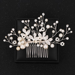 Rose Golden Hair Comb Wedding Hair Comb Bridal Hair Accessories