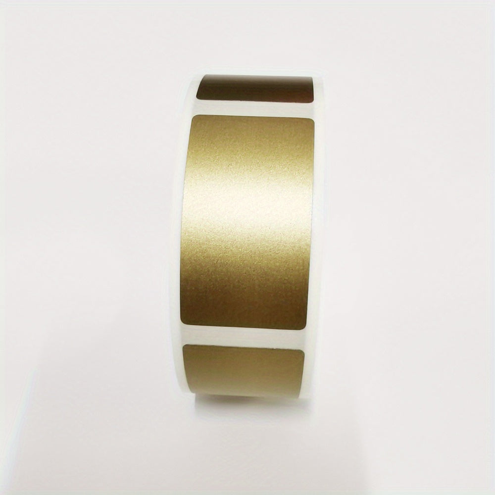 500pcs 23x42mm Scraping Film Stickers Golden Silvery DIY Scraping Card Stickers