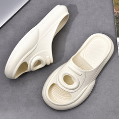 Men's Funny Slides Casual Non Slip Slippers Open Toe Shoes Indoor Outdoor