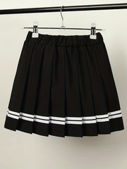 Youth Girls' High Waist Pleated Skirt School Uniform Short Skirt