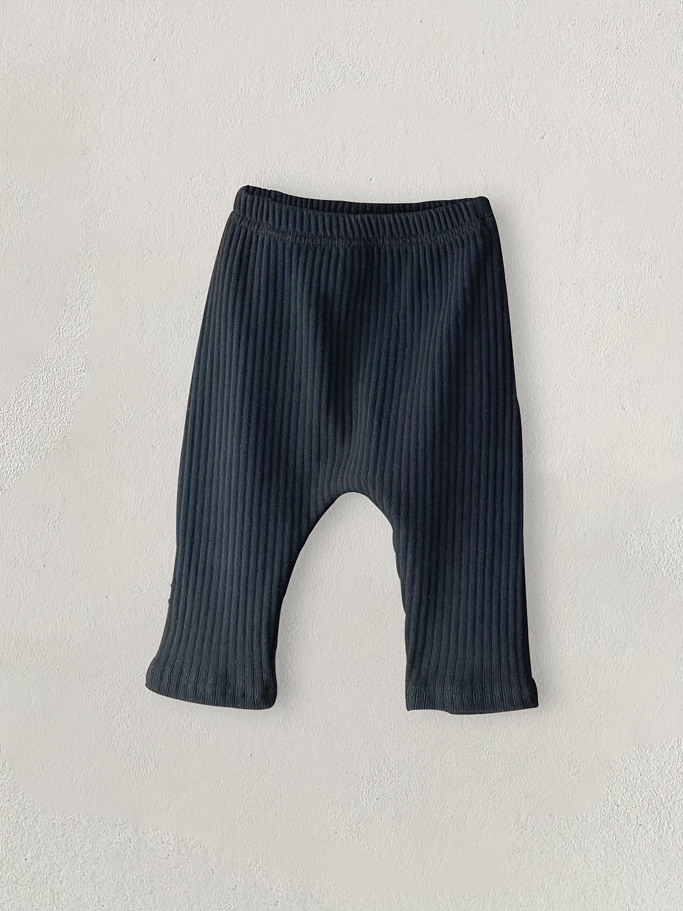 Kids Striped Cotton Long Pants with Pockets for Spring & Autumn