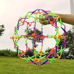 Adult Rainbow Sensory Relax Ball Mixed Squeeze Durable Yoga Dynamic