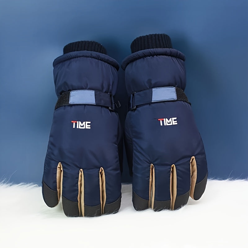 Unisex Cold Weather Ski Gloves for Mountaineering & Cycling