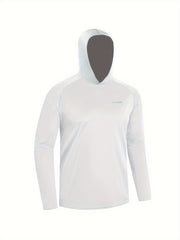 Men's Sun Protection Hoodie Long Sleeve Quick Dry Top