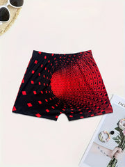 Graphic Print Skinny Shorts Yoga Casual Summer Shorts Women's Clothing