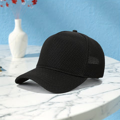 Summer Men Mesh Baseball Cap Outdoor Sports Breathable Shade Mesh Cap Adjustable