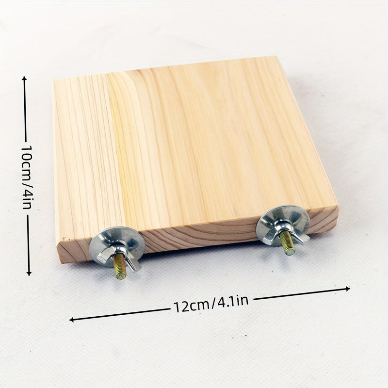 Wood Parrot Bird Perch Stand Platform For Pet Playing