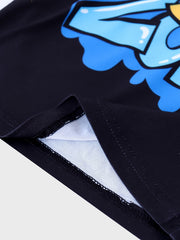 Boys Dino Pajama Set NO SLEEP ZONE Sunglas