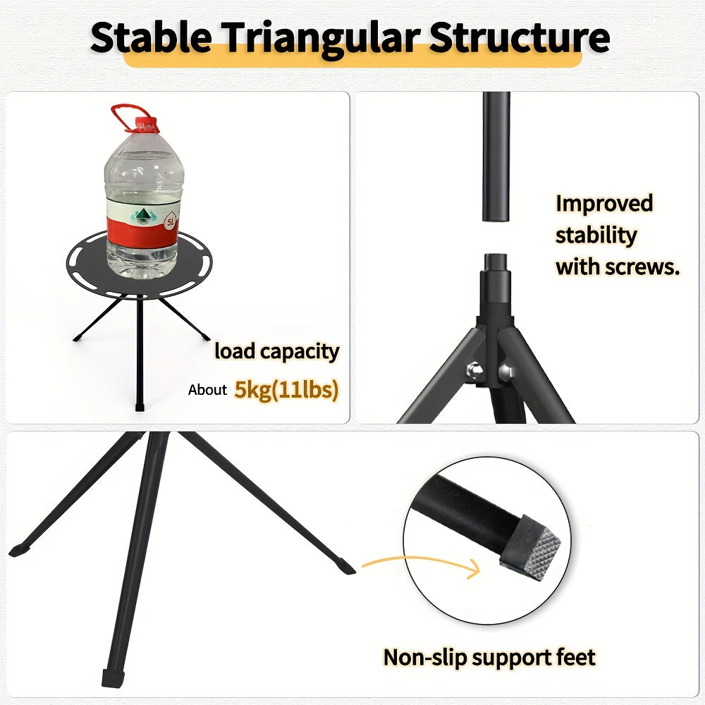 Ultralight Aluminum Round Table for Camping