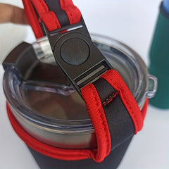 Neoprene Tumbler Carrier Cup Holder with Handle