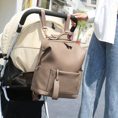 PU Mommy Backpack Mother And Baby Bag for Outgoing Activity