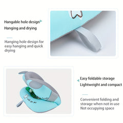 Baby Bath Seat with Non Slip Mat & Body Cushion