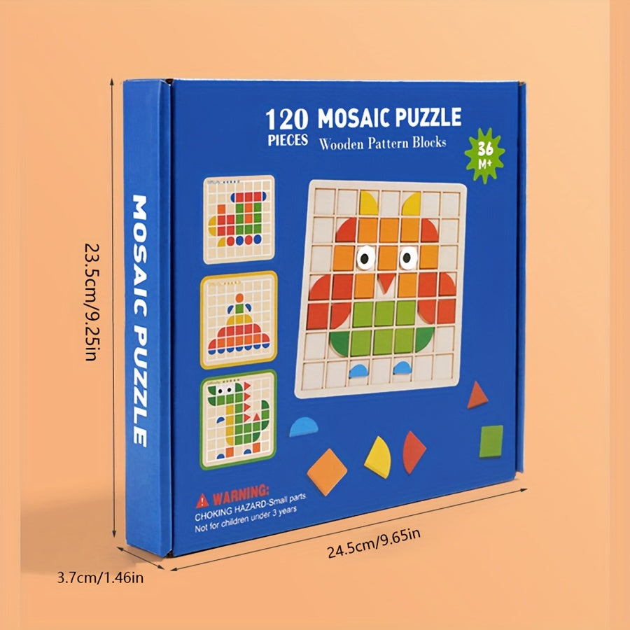 3D Jigsaw Puzzle for Kids Wooden Logic Game