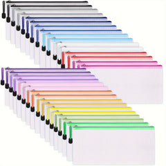 72pcs Pencil Pouch Bulk Mesh Zipper Pouch Pencil Case Bulk