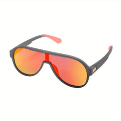 JACIEYU Polarized Aviator Sunglasses TR90 Frame Oval UV400 Sun Glasses