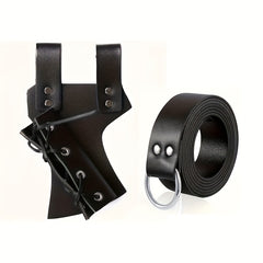 Renaissance Medieval Viking Costume Props PU Leather Belt & Sword Sheath