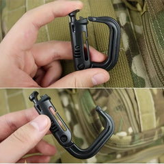 Plastic D Keychain Lock Buckle Backpack Hanging Buckle