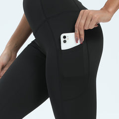 High Waist Yoga Pants w/ Pocket High Stretch Sports Leggings