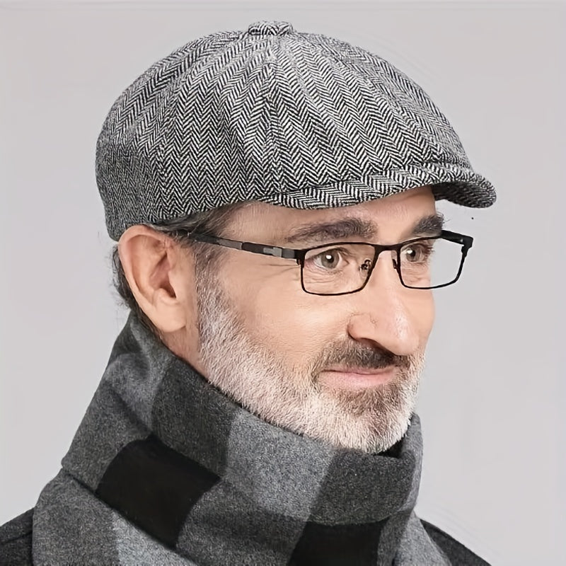Men's Casual Newsboy Hat Retro Beret Spring Autumn