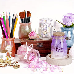 Jar Resin Molds with Cork Lid - DIY Silicone Bottle Mold