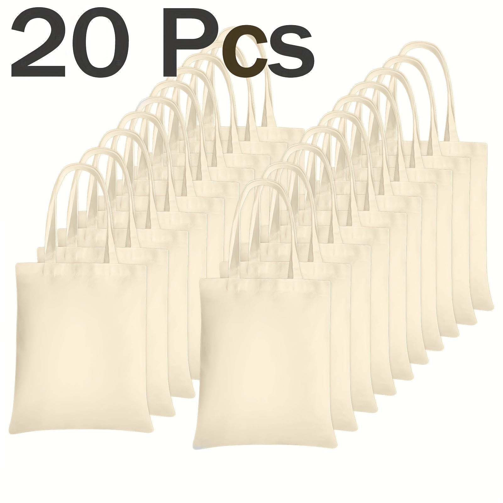 Sublimation Blank Canvas Tote Bags for DIY Projects
