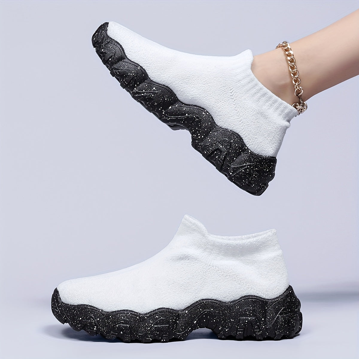 Women's Non-slip Running Shoes Comfortable Sock Sneakers