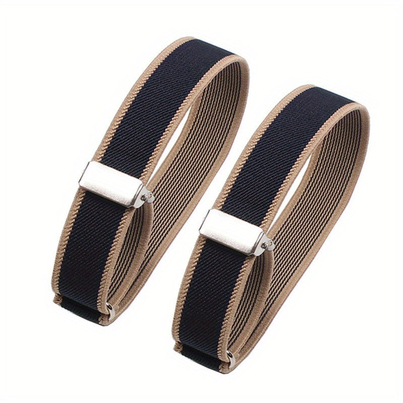 Elastic Armband Shirt Sleeve Clip Adjustable Armband for Women Men