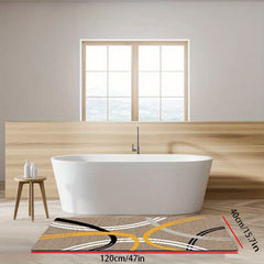 Absorbent Non Slip Kitchen Rug Stain Resistant Waterproof Mat