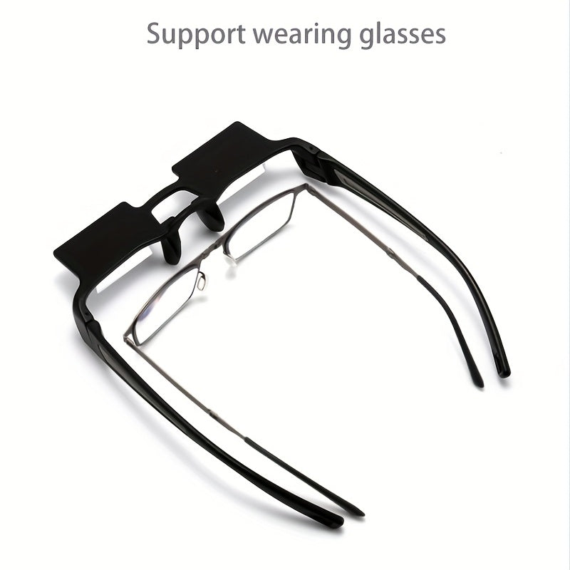 Lazy Prism Glasses for Lying in Bed - Watch TV & Smartphone at 90° Angle