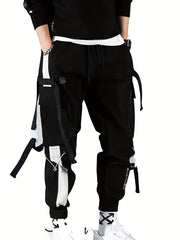 Men's Casual Cargo Pants With Pockets Work Clothes For Mountaineering Hiking