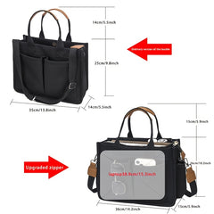 Canvas Mommy Tote Bag Multi-functional & Durable for Work & Travel