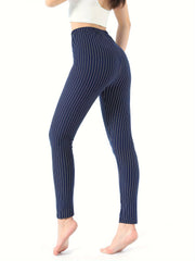 Stripped Yoga Pants Stretchy Fitness Leggings Women's Activewear