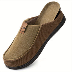 Men's Knitted Mules Lightweight Slip-On Casual Shoes