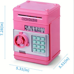 Kids ATM Piggy Bank Money Saving Toy w/ Password Lock