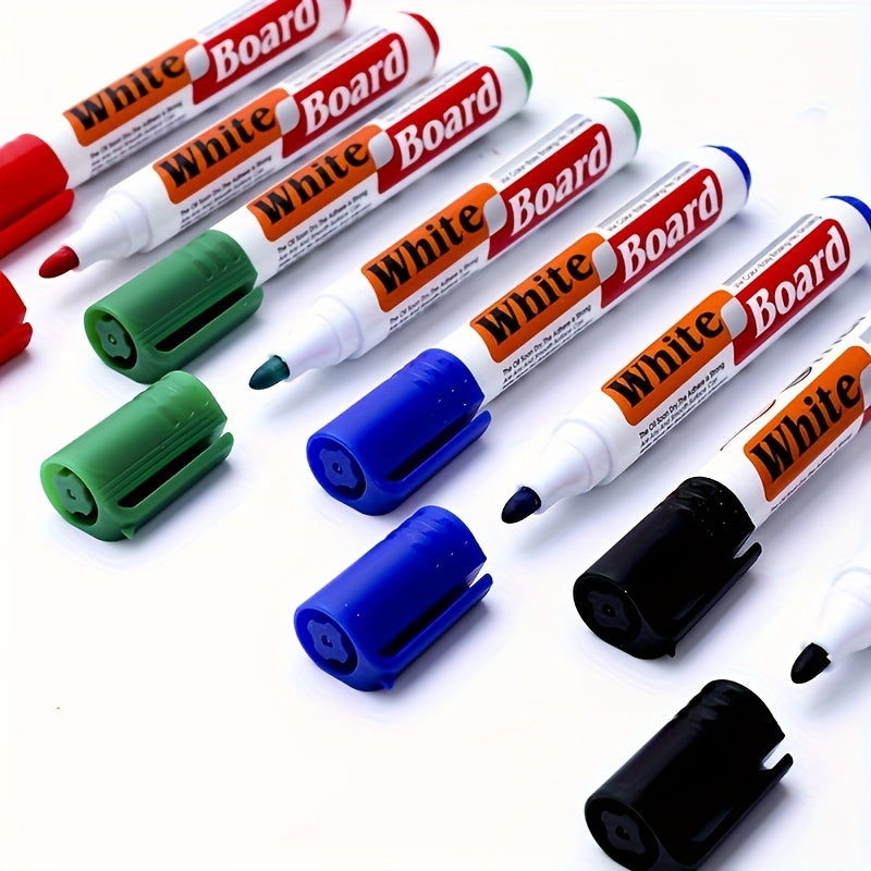 4pcs Erasable Highlighter & Whiteboard Markers