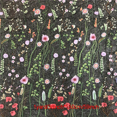 1pc Water Grass Embroidered Dress Fabric DIY Lace Fabric